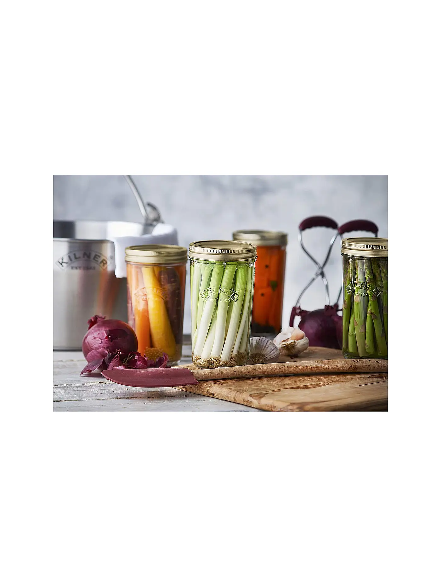 KILNER | Einmachglas mit weiter Öffnung 350ml Glas/Metall | 